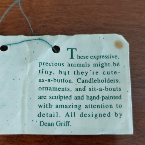 Fitz & Floyd Charming Tails - Life is a Bed of Roses - Signed by Artist - Picture 8 of 11